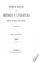 Revista crítica de historia y literatura españolas, portuguesas é hispano-americanas