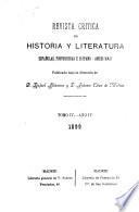 Revista crítica de historia y literatura españolas, portuguesas é hispano-americanas