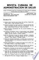 Revista cubana de administración de salud