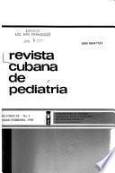 Revista Cubana de pediatría