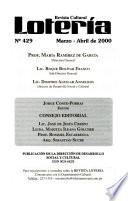 Revista cultural lotería