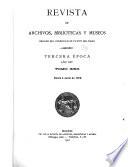 Revista de archivos, bibliotecas y museos