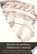 Revista de archivos, bibliotecas y museos