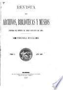 Revista de archivos, bibliotecas y museos