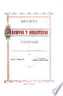 Revista de archivos y bibliotecas nacionales