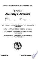 Revista de arqueología americana