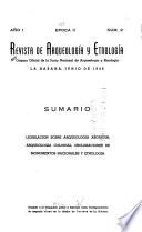 Revista de arqueología y etnología