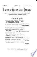 Revista de arqueología y etnología