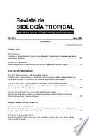 Revista de biología tropical