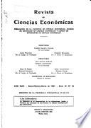 Revista de ciencias económicas