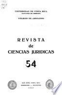 Revista de ciencias juridicas