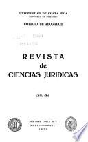 Revista de ciencias jurídicas