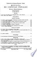 Revista de ciencias penales