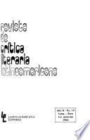 Revista de crítica literaria latinoamericana
