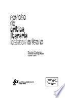 Revista de crítica literaria latinoamericana