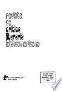Revista de crítica literaria latinoamericana