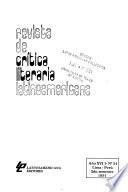 Revista de crítica literaria latinoamericana