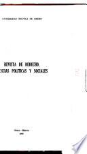 Revista de derecho, ciencias políticas y sociales