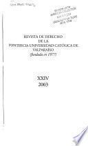 Revista de derecho de la Pontificia Universidad Católica de Valparaíso