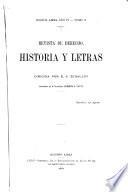 Revista de derecho, historia y letras