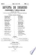Revista de derecho, jurisprudencia y ciencias sociales y gaceta de los tribunales