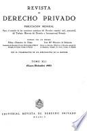 Revista de derecho privado