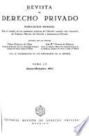 Revista de derecho privado