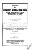 Revista de derecho y ciencias politicas