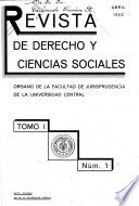 Revista de derecho y ciencias sociales