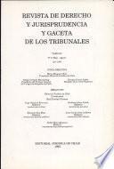 Revista de Derecho y Jurisprudencia y Gaceta de los Tribunales Tomo XC