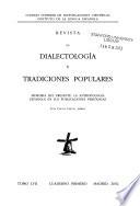 Revista de dialectología y tradiciones populares