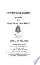 Revista de economía y estadística
