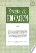 Revista de educación nº 129