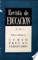 Revista de educación nº 27-28