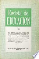 Revista de educación nº 58