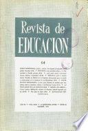 Revista de educación nº 64