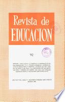 Revista de educación nº 92
