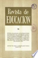 Revista de educación nº 98