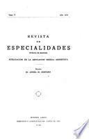 Revista de especialidades