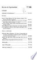 Revista de espiritualidad