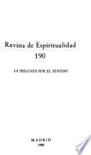 Revista de espiritualidad