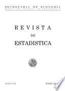 Revista de estadística 1950. Marzo. Volumen XIII, núm 3