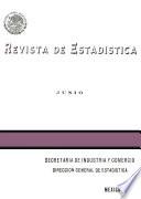 Revista de estadística 1970. Junio