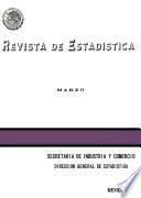 Revista de estadística 1970. Marzo