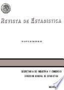 Revista de estadística 1970. Noviembre