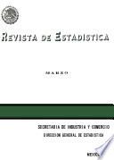 Revista de estadística 1971. Marzo