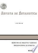 Revista de estadística 1973. Junio. Volumen XXXVI, núm 6