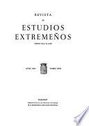 Revista de estudios extremeños