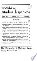 Revista de estudios hispánicos