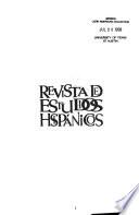 Revista de estudios hispánicos